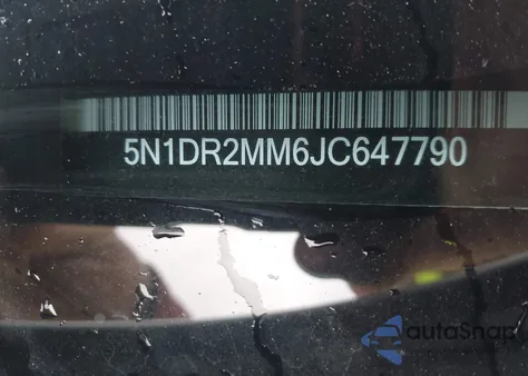 2018 Nissan Pathfinder S из США, поврежденный, VIN 5N1DR2MM6JC647790